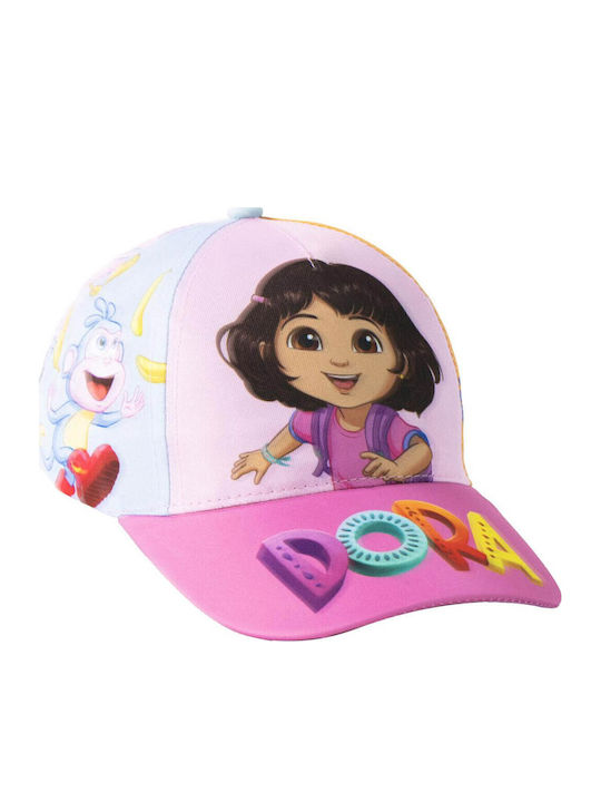 Cerda Kinderhut Stoff Dora Mehrfarbig