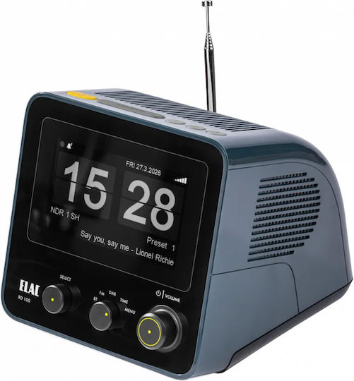 Elac RD 100 Tischplatte Radio Elektrisch DAB mit Bluetooth Graues