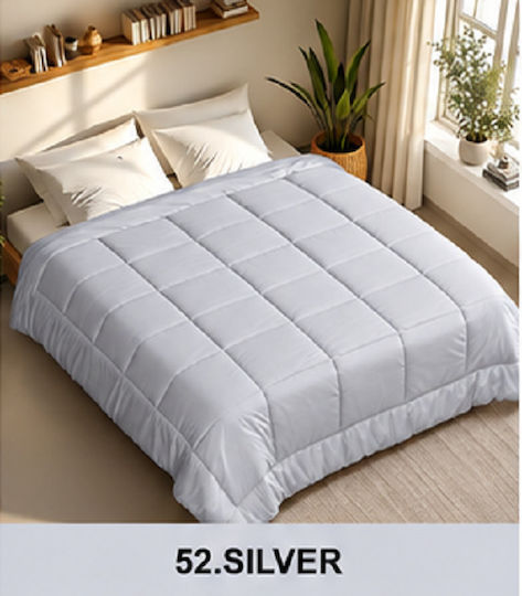Adam Home Double Quilt 240x220cm Silver AH-604800500