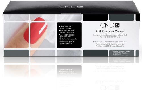 Система за премахване на Cnd Shellac Shellac Foil Remover Wraps 250 бр