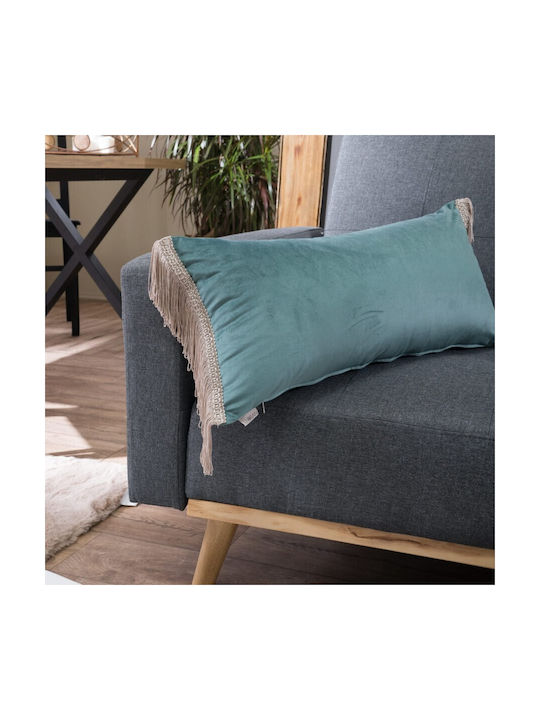 Teoran Teoran Sofa-Kissen Samt von Samt 15 30x60cm