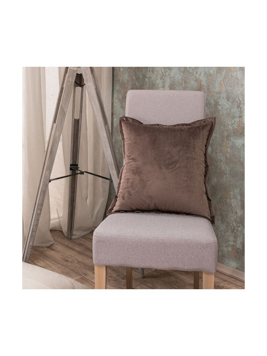 Teoran Sofa-Kissen Samt aus Samt 03 45x45cm