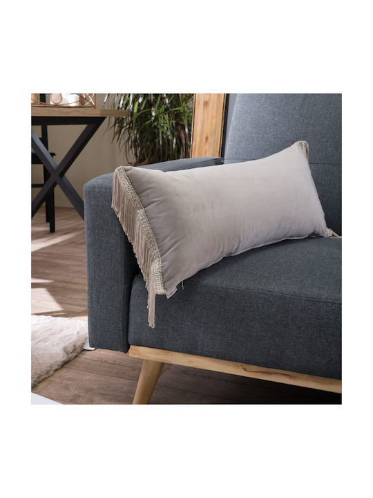 Teoran Sofa-Kissen Samt aus Samt 07 30x60cm