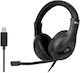 MHS-05U Over Ear Multimedia Ακουστικά με μικρόφωνο και σύνδεση USB-A