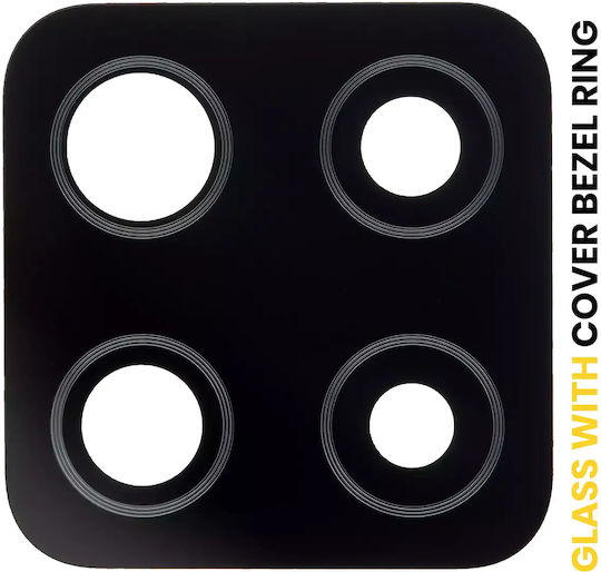 Rückkamera Objektivabdeckung Rahmenring Samsung Galaxy A42 5G A426 2020 Prism Dot Schwarz