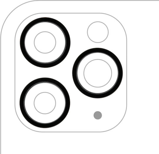 Back Camera Bezel Ring Only Iphone 11 Pro 11 Pro Max Space Gray 3 Piece Set 10 Pack