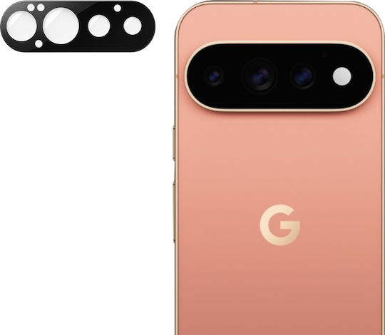 Techwave Full Cover Защита на камерата Закалено стъкло Черен за Google Pixel 11 Pro