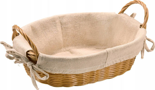 Kesper Кошница За Хляб Пластмасова Кафява 30x21см
