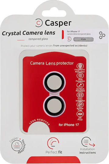 Casper Προστασία Κάμερας Tempered Glass Μωβ για το Iphone 17