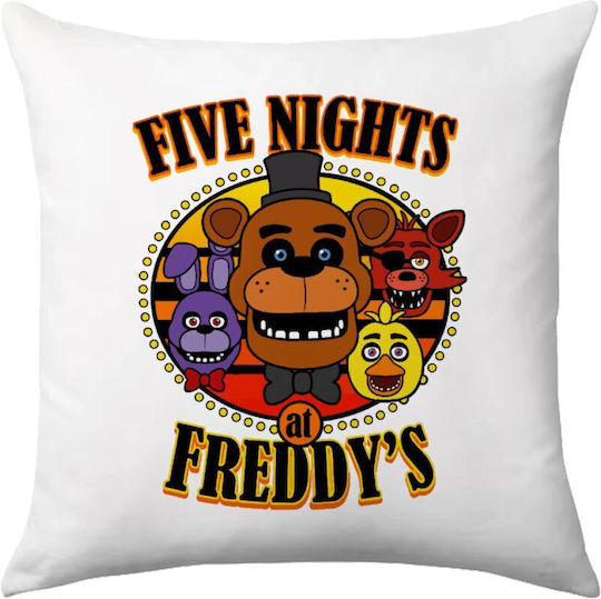 Koupakoupa Μαξιλάρι Καναπέ Five Nights At Freddy's, Λευκό 40x40εκ.