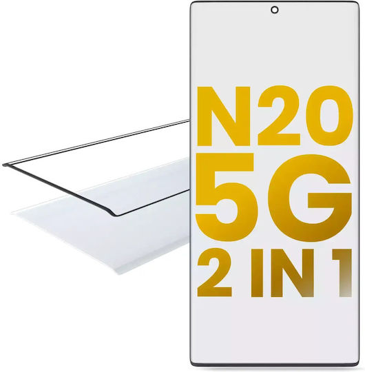 2 In 1 Front Glass Oca Pre-installed Samsung Galaxy Note 20 5g