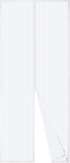 Moskitonetz Tür nach Maß Mit Magnetverschluss Weiße 210x80cm