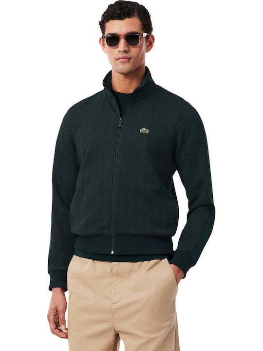 Lacoste Суитшърт с качулка зелен