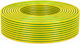 Electric Cable 1x2.5 Mm² 100 M Yellow-green Flexible Multi-stranded Pvc Insulation Bvr 450/750 V Cobi Smart