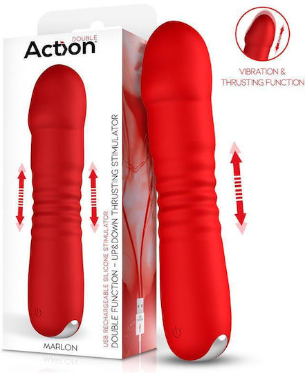 Action Up & Down Класически Вибратор 17.3см