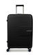 Bg Berlin Linea Medium Hard Black Suitcase with 4 Wheels Height 67cm