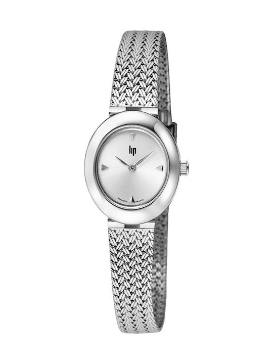 Womens Watch 23mm Battery With Silver Metal Bracelet