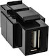 InLine Convertor USB USB-A feminin la USB-A feminin