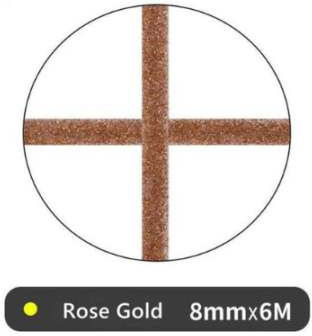 Bandă Izolatoare Pentru Rosturi 8mm x 6m Rose Gold