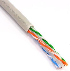 Anga 102-025 U/UTP Cat.6 Καλώδιο Ethernet 3m Λευκό