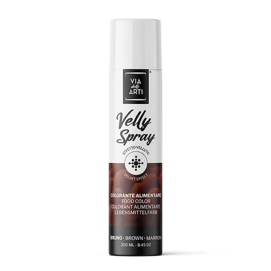 Via delle Arti Culoare De Coloranți Alimentari În Formă Lichidă Maro 250ml Spray