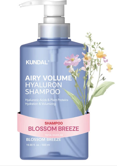 Airy Volume Hyaluron Shampoo Zur Restrukturierung, Pflege & Feuchtigkeitspflege 500 ml