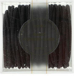 Hair Scrunchies Black Case 40 Pieces
