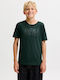 Παιδικό T-shirt Dark Green Crew