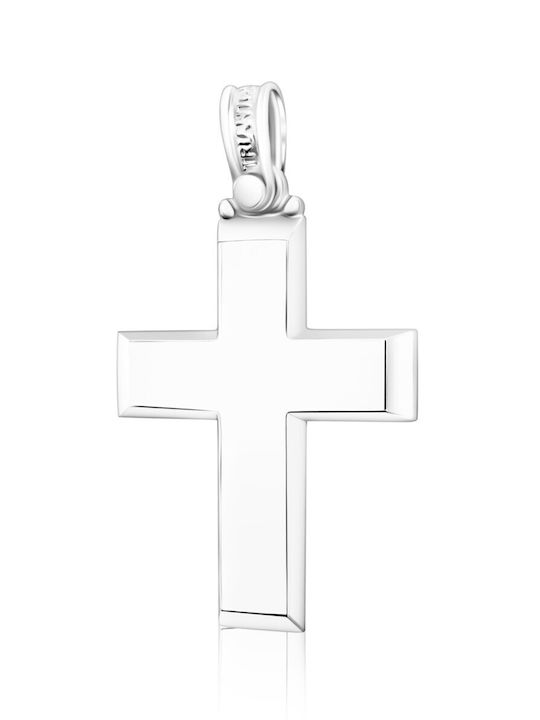 Chrilia White Gold Cross 9K Without Chain