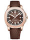 Pagani Design Ceas Bărbătesc 41mm Automat cu Curea din Cauciuc Rose Gold / Maro