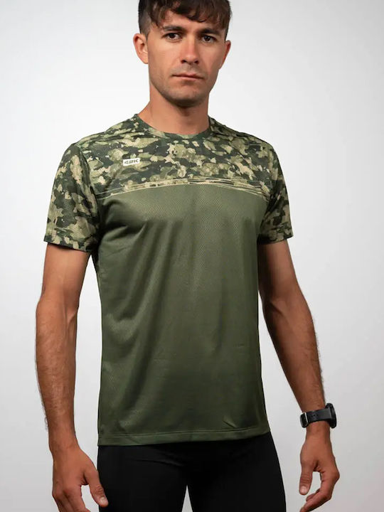 Sportliches T-Shirt Viper Grün