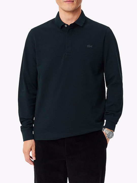 Lacoste Lacoste Polo Langarm Bluse Dunkelgrün