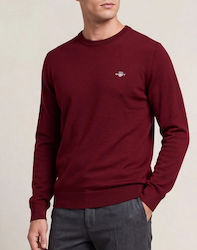 Gant Long Sleeve Sweater Bordeux Gant Long Sleeve Sweater Bordeux