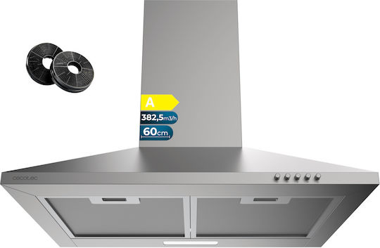 Cecotec Bolero Flux PM 604000 Απορροφητήρας Καμινάδα 60cm Inox