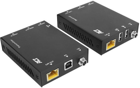 4K HDMI 2.0 KVM Удължител Усилвател Act AC7815 До 70 M По UTP Кабел