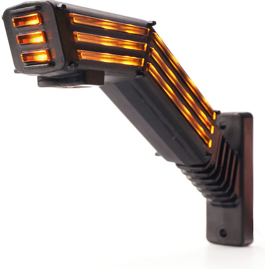 Led Triplu Lumina Laterală De Gabarit Tip Corn Lung Funcție Semnalizare 12v24v Was Stângă