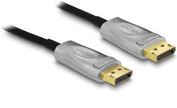 Delock Active Optical Cable Displayport 1.4 8k 100 M Delock Active Optical Cable Displayport 1.4 8k 100 M