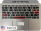Top Case Keyboard Ansi Us Macbook Air 13" A1932 2018-2019 Oem New Space Gray