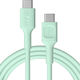 Green Cell Cable USB-C male - USB-C 100W PD Green 2m KABGC100PF200MG