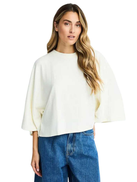 Funky Buddha Tricou damă Snow White Cream
