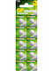 Button Gpa76 Alkaline Battery Lr44 10 Pcs Pack Price 1 Pc 1.55v Gp