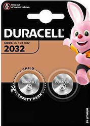 Литиева батерия тип бутон Duracell Cr2032 3v 2 броя в блистер