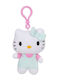 Plushy Hello Kitty Keychain 12cm Turquoise