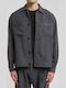Long Sleeve Denim Overshirt Anthracite SANTO-5164 Anthracite
