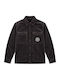 Overshirt din Catifea Raiată cu Mâneci Lungi, Regular Fit, Maro