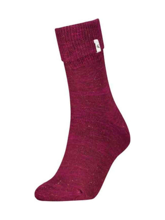 Calvin Klein Șosete pentru femei Burgundy