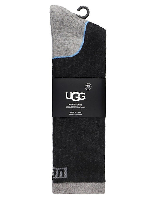 UGG Männersocken Schwarz-Grau