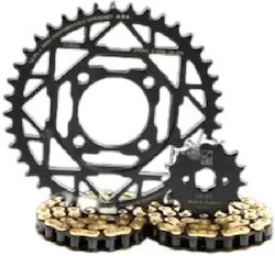Chain Sprocket Papi Hnd Grand-x 110 New 428 Ryno Gold Reinforced Chain Tln Chain Sprocket Papi Hnd Grand-x 110 New 428 Ryno Gold Reinforced Chain Tln