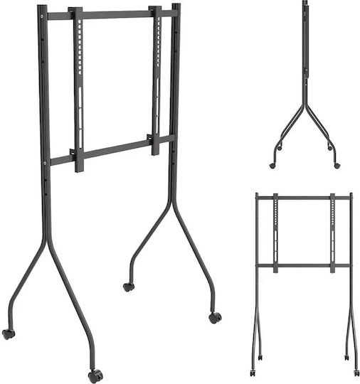 Maclean Energy MC-180 B Βάση Τηλεόρασης έως 80" και 50kg Μαύρο