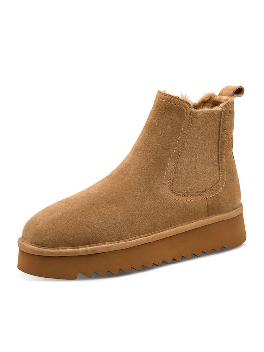 Ghete Dama de Piele Bej